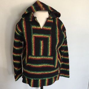 Rasta poncho/drug rug